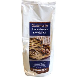Bakels Pannenkoeken-wafelmix, glutenvrij - Zak 1 kilo