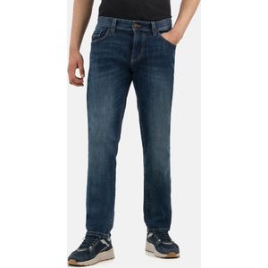 camel active Regular Fit 5-Pocket katoenen Jeans - Maat menswear-42/32 - Blau