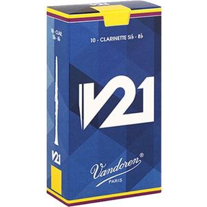 Vandoren Bb Klarinet V21 Rieten - 10 stuks verpakking - Dikte 2.5