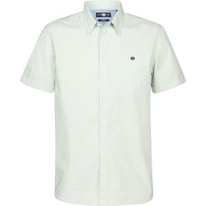 Petrol Industries - Heren Overhemd met korte mouw - Groen - Maat M