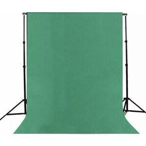 Green Screen - Greenscreen - Green Screen Studio - Groen Doek - Groen Scherm - Achtergronddoek - Fotodoek - Fotostudio - Achtergrondsysteem - 300 X 160 cm - Groen - Niet Gewoven - Ixen - MET ophangclips