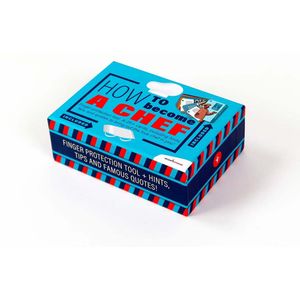 Recent Giftware - How to become a Chef - voor een student of ervaren kok - leuk en ideaal cadeau! - Chef Powerpack - inclusief vingerschild - koken - kookboek + cadeau - tips, tricks hints - bekende quotes