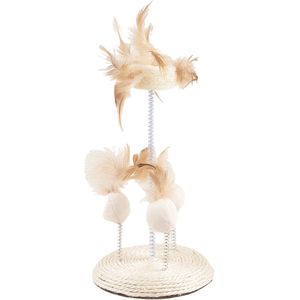 Fofos natural wobbler kattenspeelgoed 14x14x25 cm