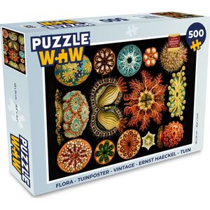 Puzzel Vintage - Ernst Haeckel - Zeedier - Natuur - Zee - Kunst - Legpuzzel - Puzzel 500 stukjes