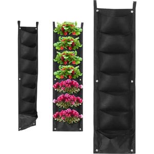 ApexArte® Verticale Moestuin - Plantenrek Tuin - Kweekzak - Waterdicht - Zwart