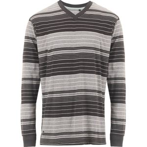 Pastunette for Men longsleeve Pyjamashirt - Grey - Maat S