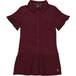 Meisjes jurk - Madee - Maroon rood