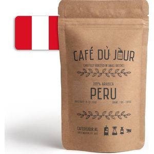 Café du Jour 100% arabica Peru 250 gram vers gebrande koffiebonen