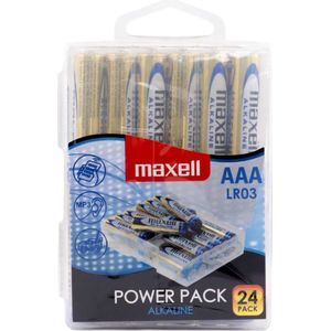 Maxell Alkaline AAA 24 stuks in opbergdoos - 1.5V - LR03 – 790268