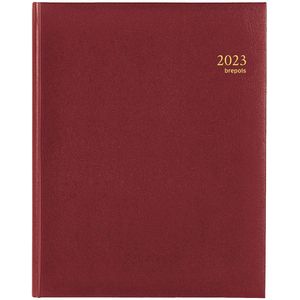 Brepols Agenda 2023 • CONCORDE • LIMA • 21 x 27 cm • Bordeaux • 1w/2p