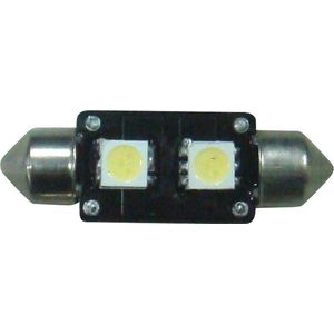 AutoStyle Festoon Lamp 2Q SMD Xenon-Optiek 10x37mm 12V, per stuk, met CAN-bus ondersteuning