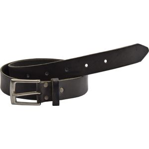 Grijze Lederen Riem - 3 cm Breedte- 85 cm Lengte