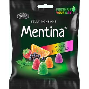 Mentina - Mixed Flavor - 5 x 80gr mint & fruits - jelly bonbons