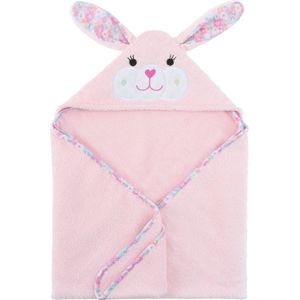 Zoocchini baby badcape - Beatrice the Bunny roze