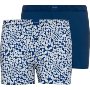 CECEBA Pure Cotton Heren Wijde Boxer Shorts - 2-Pack - Blauw - Maat 6XL