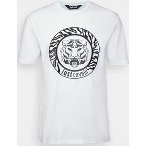 Just Cavalli Tiger Crest Tshirt L