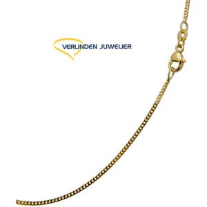 Ketting - gourmet - geel goud - 60 cm – 5.0 gram - 1.6 mm breed – 14 karaat - verlinden juwelier