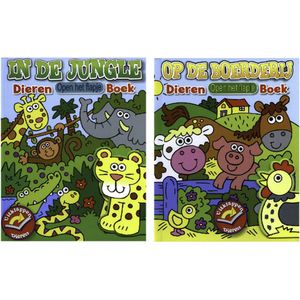 Dieren kartonboek met flapjes