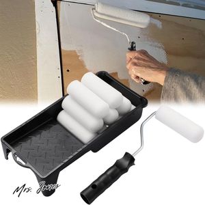 Mrs. Jones 12st 4-Inch Foam Rollers High-Density Foam Coating Rollers voor Meubels Schilderen en Decoratie .