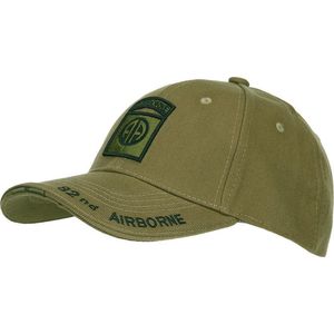 Fostex Garments - Baseball cap 82nd Airborne Subdued (kleur: Groen / maat: NVT)