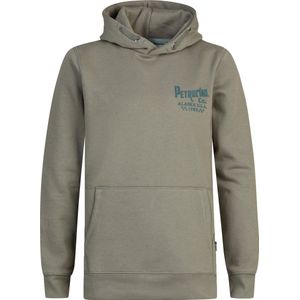 Petrol Industries - Jongens Logo-print Hoodie SaintPaulIsland - Groen - Maat 128