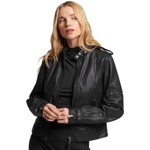 Superdry Vintage Coated Spijkerjasje Bruin S Vrouw