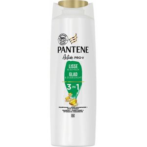 3x Pantene 3-in-1 Shampoo Glad & Zijdezacht 225 ml