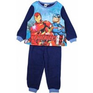 Avengers Fleece pyjama - donkerblauw - maat 104 - 4 jaar