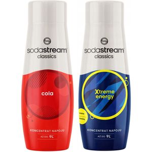 SODASTREAM Set concentraten voor Saturator 2x COLA siroop + ENERGY DRINK ENERGETYK