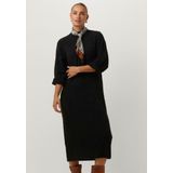 Object Objgeromia O-neck Knit Jurken Dames - Rok - Jurk - Donkergrijs - Maat XS