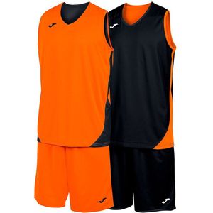 Joma Kansas Set Oranje,Zwart L Vrouw