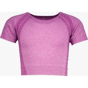 Osaga naadloos cropped meisjes sport T-shirt roze - Maat 134/140