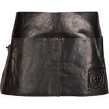 Lederen schort MINOR - GLADIATOR - BLACK