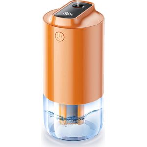 Compacte Luchtbevochtiger voor Auto en Thuis - Instant Hydratatie met 7 Kleuren Nachtlamp