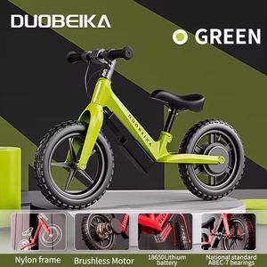 Elektrische Loopfiets voor Kinderen- DUOBEIKA - 12 inch - Lichtgewicht & Verstelbaar - GROEN