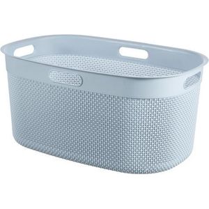Curver - Filo Wasmand - Stone Blue - 45L - Gemaakt van Gerecycled Kunststof