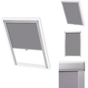 vidaXL Verduisterende rolgordijnen - Grijs - Velux code S08/608 - Jaloezie