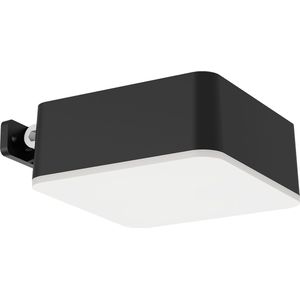 Philips Vynce solar wandlamp vierkant - zwart