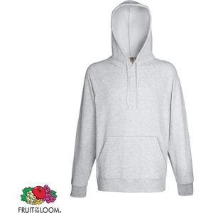 Fruit of the Loom hoodie maat M heren (gemêleerd grijs)