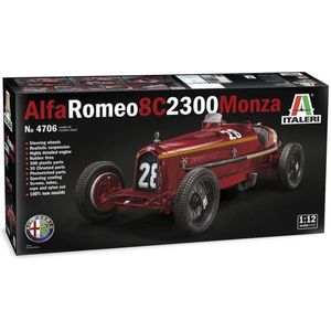 1:12 Italeri 4706 Alfa Romeo 8C 2300 Monza Plastic Modelbouwpakket