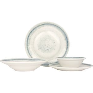 Bonna serviesset (Large) - Rivus Line - 24 delig - 6 persoons - Porselein