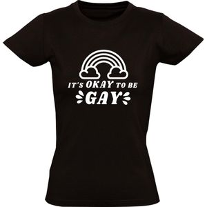 It's okay to be gay Dames T-shirt