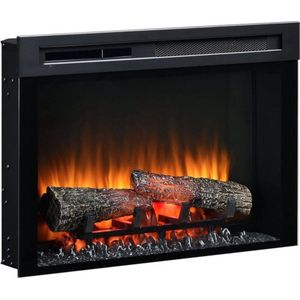Luxe Sfeerhaard – Elektrisch – Tafelhaard – Voor Binnen & Buiten – Sfeerhaarden met Schouw – Met Afstandsbediening – 60x45x20 cm – Zwart