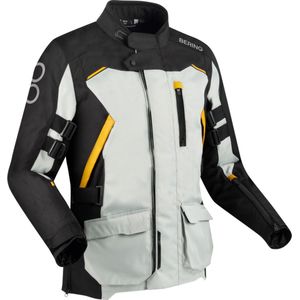 Bering Jacket Zephyr Black Grey Yellow M - Maat - Jas