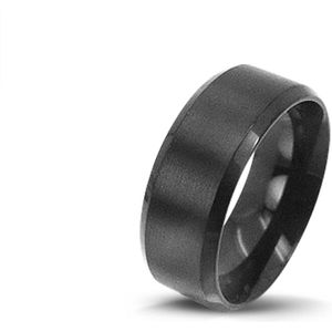 Amanto Ring Akeel - 316L Staal - 8mm - Maat 66-21mm