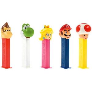 Super Mario Bros PEZ snoep - 12 stuks