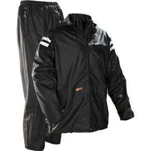 Jobman 6535 Rainsuit 65653558 - Zwart - S