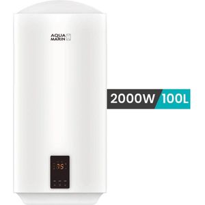 Aquamarin - Elektrische boiler - 100 liter - SMART - Antikalk - 2000W - Wit