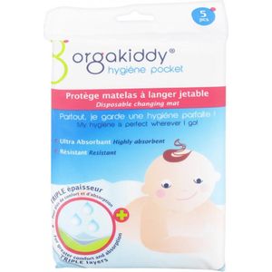 Orgakiddy Hygiene Pocket Wegwerp Verschoningsmatje Hoes 5 Matrashoezen