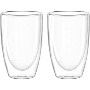 Geschenkset dubbelwandig glas - 400ml DUO - set van 2